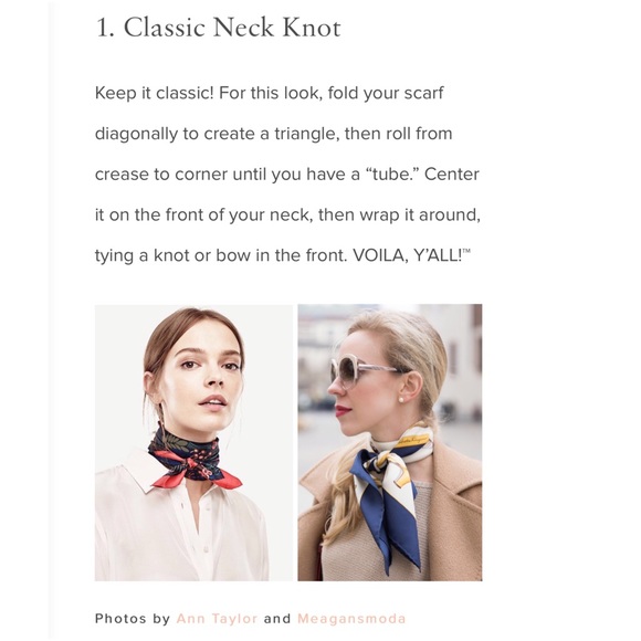 WAYS TO WEAR A SCARF - Picture 2 of 8